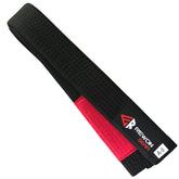 Rewon BJJ Kimono Gürtel in Schwarz und Rot für Jiu-Jitsu, ideal für Boxtraining und Fitness, Boxausrüstung, MMA Handschuhe